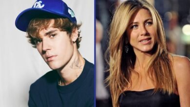 Justin Bieber and Jennifer Aniston